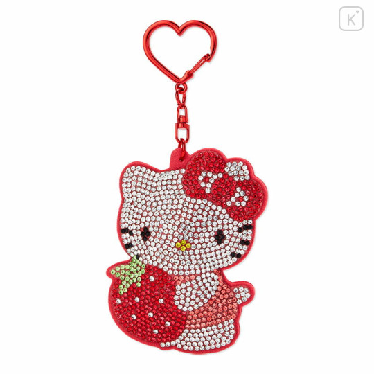 Japan Sanrio Original Glitter Deco Key Holder - Hello Kitty - 1