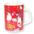 Japan Sanrio Ceramic Mug - Hello Kitty Red / 50th Anniversary - 1
