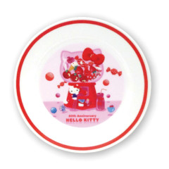 Japan Sanrio Ceramic Plate - Hello Kitty Pink / 50th Anniversary