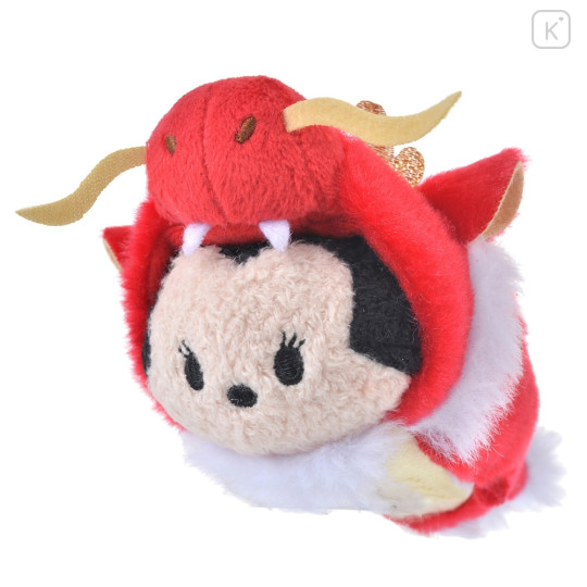Japan Disney Store Tsum Tsum Mini Plush (S) - Minnie : 2024 Year of Dragon - 1