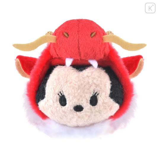 Japan Disney Store Tsum Tsum Mini Plush (S) - Minnie : 2024 Year of Dragon - 2
