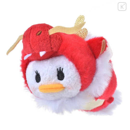 Japan Disney Store Tsum Tsum Mini Plush (S) - Daisy Duck : 2024 Year of Dragon - 1