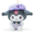 Japan Sanrio Mascot Holder - Kuromi / Gingham Casquette - 2