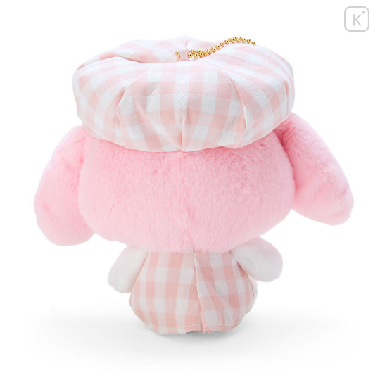 Japan Sanrio Mascot Holder - My Melody / Gingham Casquette - 3