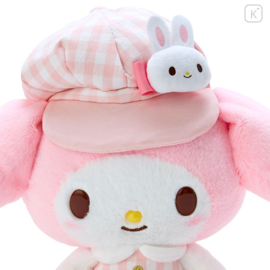 Japan Sanrio Plush Toy (S) - My Melody / Gingham Casquette - 3