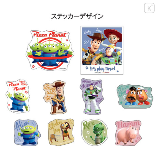 Japan Disney Vinyl Deco Sticker Set - Toy Story / Laptop Tablet - 2