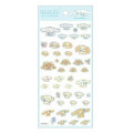 Japan Sanrio Sparkling Hologram Sticker - Cinnamoroll & Friends / Three Up - 1