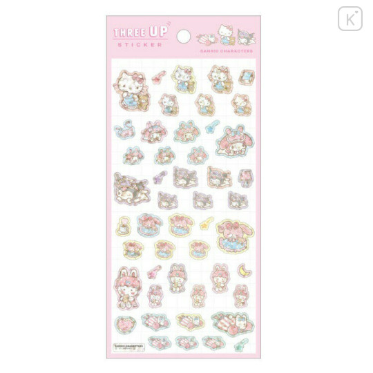 Japan Sanrio Sparkling Hologram Sticker - Girl Characters / Three Up ...