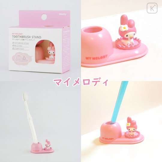 Japan Sanrio Toothbrush Stand Mascot - My Melody / Pink - 2