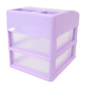 Japan Sanrio Plastic Chest 2 Tier - Kuromi : Good Night - 3