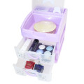 Japan Sanrio Plastic Chest 2 Tier - Kuromi : Good Night - 5