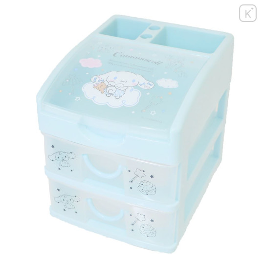 Japan Sanrio Plastic Chest 2 Tier - Cinnamoroll / Good Night - 1