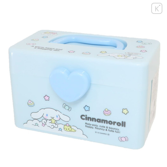 Japan Sanrio Portable Accessory Case (S) - Cinnamoroll / Blue - 1