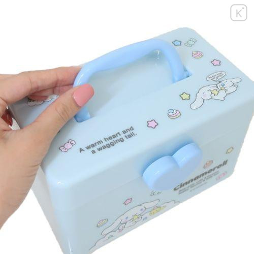 Japan Sanrio Portable Accessory Case (S) - Cinnamoroll / Blue - 5