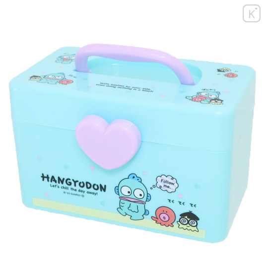 Japan Sanrio Portable Accessory Case (S) - Hangyodon : Blue - 1