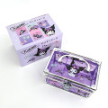 Japan Sanrio Portable Accessory Case (S) - Kuromi / Transparent - 7