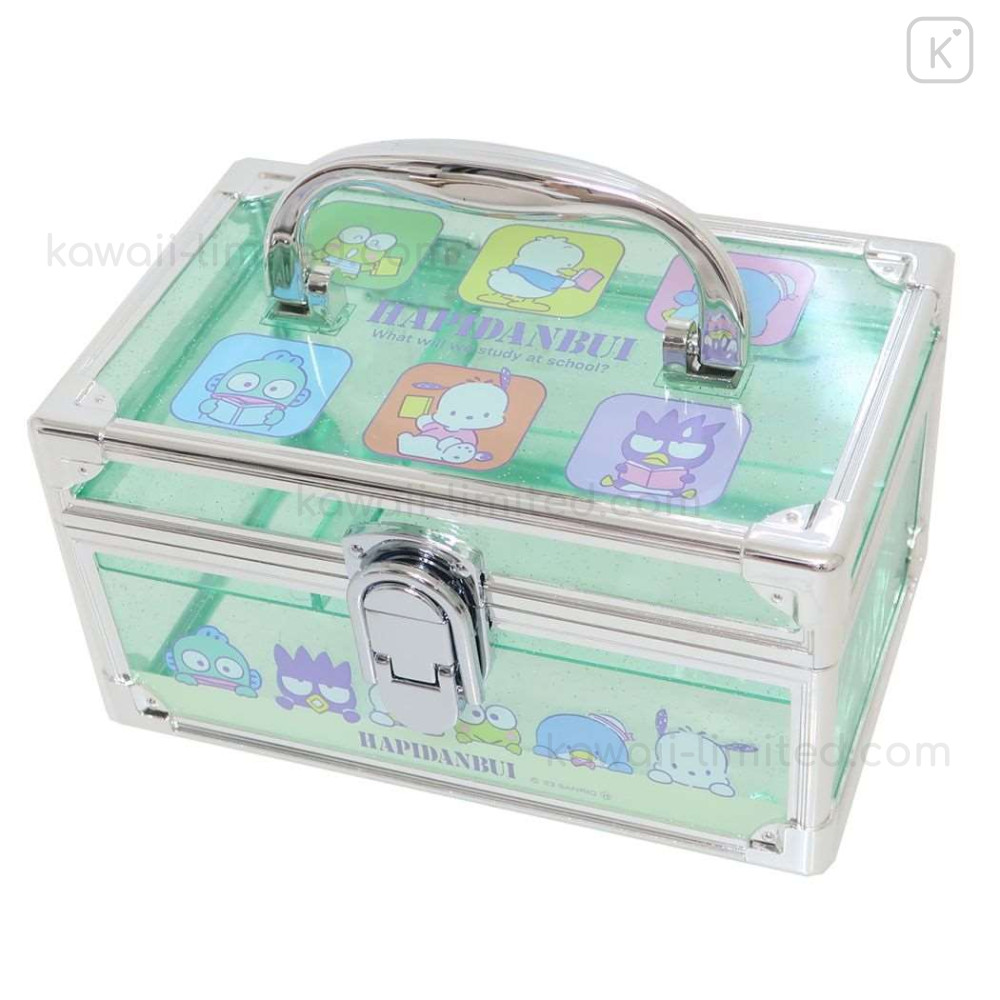 Japan Sanrio Portable Accessory Case (S) - Boys Hapidanbui / Transparent