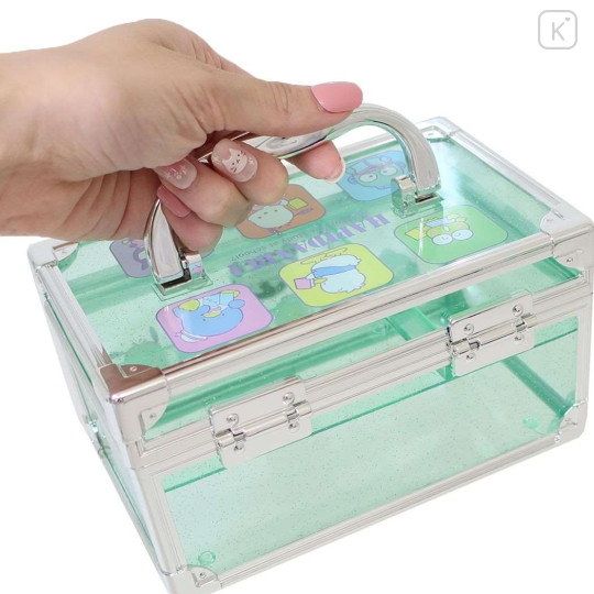 Japan Sanrio Portable Accessory Case (S) - Boys Hapidanbui / Transparent - 2