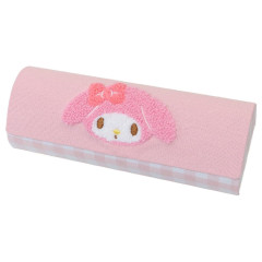 Japan Sanrio Glasses Case - My Melody / Gingham Pink