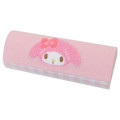 Japan Sanrio Glasses Case - My Melody / Gingham Pink - 1