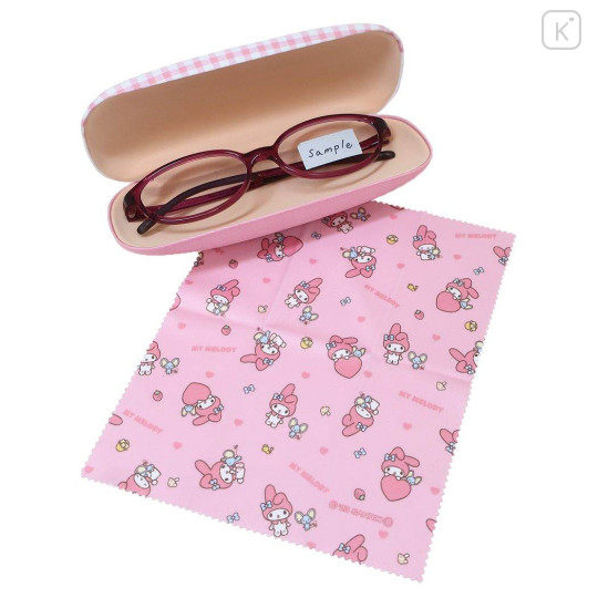 Japan Sanrio Glasses Case - My Melody & Friends / Gingham - 2