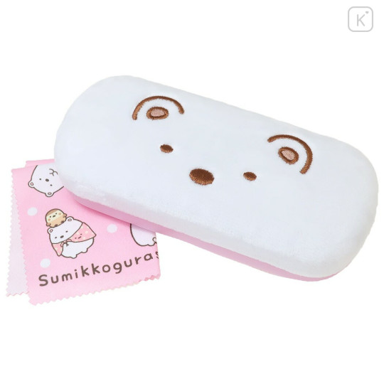 Japan San-X Glasses Case - Sumikko Gurashi : Shirokuma - 1