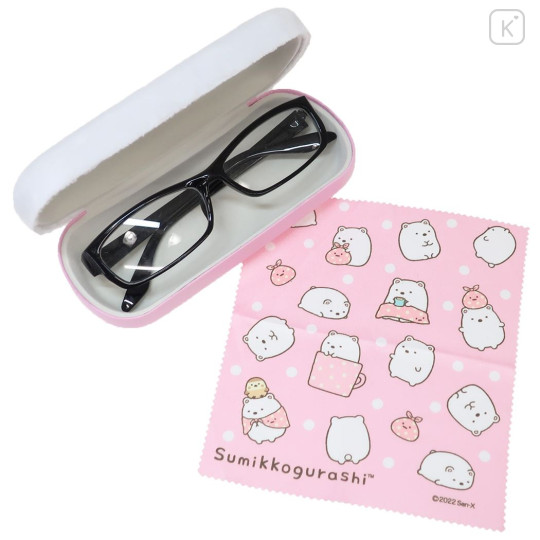 Japan San-X Glasses Case - Sumikko Gurashi : Shirokuma - 2