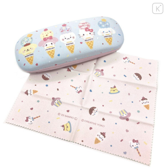 Japan Sanrio × Sirotan Glasses Case - Characters : Ice Cream - 3