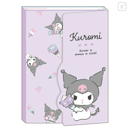 Japan Sanrio A6 Notepad - Kuromi : Ice Cream - 1