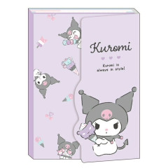 Japan Sanrio A6 Notepad - Kuromi / Ice Cream