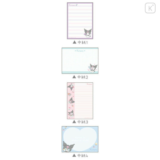 Japan Sanrio A6 Notepad - Kuromi : Ice Cream - 2