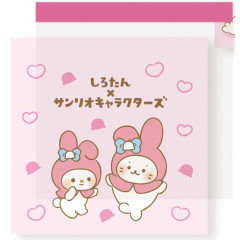 Japan Sanrio × Sirotan Square Memo Pad - My Melody