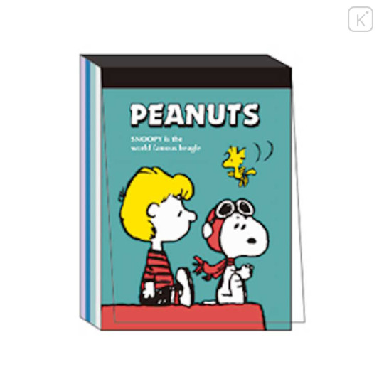 Japan Peanuts Mini Notepad - Snoopy / Pilot - 1