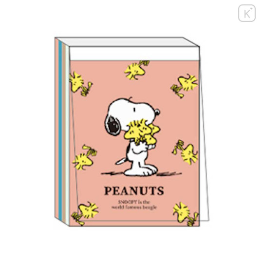 Japan Peanuts Mini Notepad - Snoopy / Hug - 1