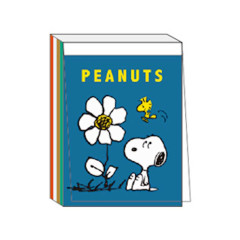 Japan Peanuts Mini Notepad - Snoopy / Flower