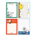 Japan Peanuts Mini Notepad - Snoopy : Flower - 2