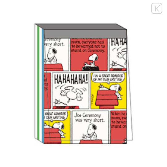 Japan Peanuts Mini Notepad - Snoopy / Comics - 1