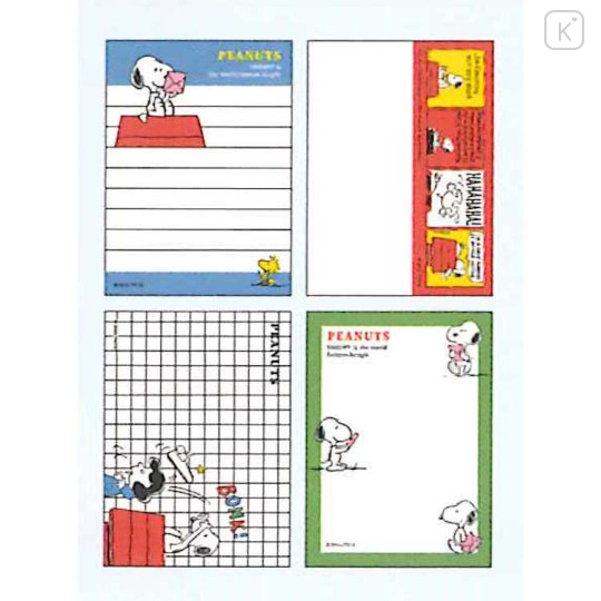 Japan Peanuts Mini Notepad - Snoopy / Comics - 2