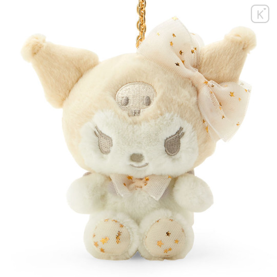 Japan Sanrio Original Mascot Holder - Kuromi : Christmas White - 2