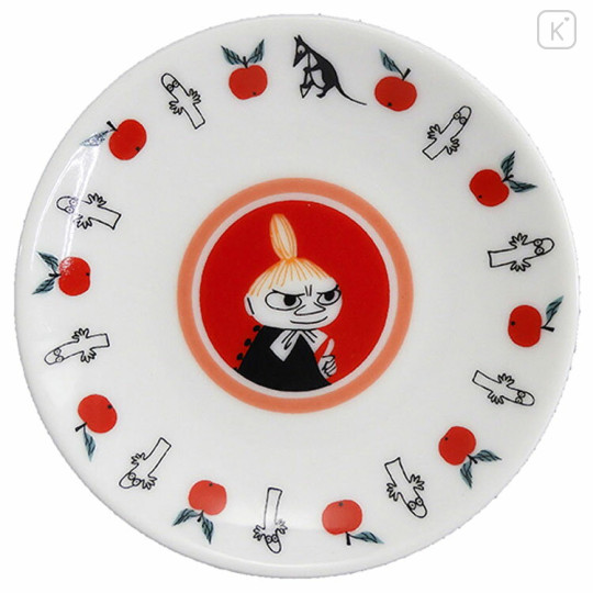 Japan Moomin Mini Plate - Little My : Mandarin Orange - 1