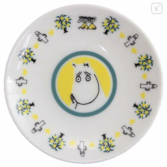 Japan Moomin Mini Plate - Yellow - 1