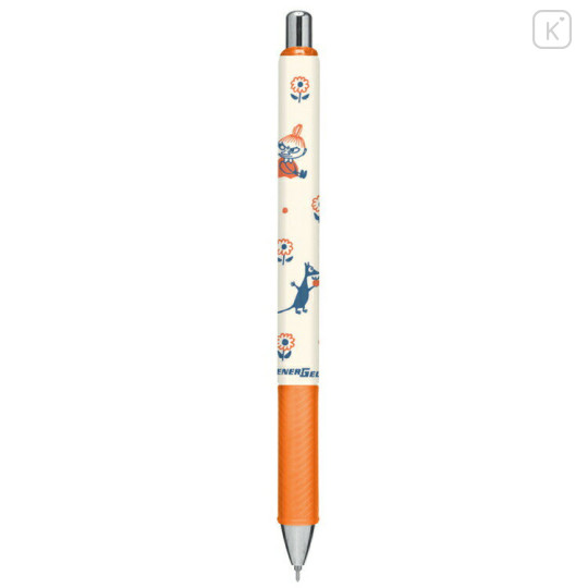 Japan Moomin EnerGel Gel Pen - Little My : Orange Flower - 1