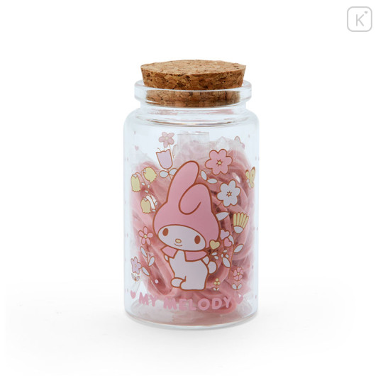 Japan Sanrio Hair Tie 40pcs Set with Bottle - My Melody - 1