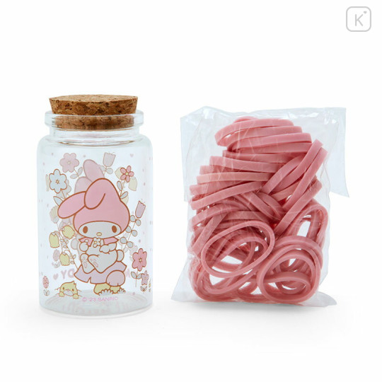 Japan Sanrio Hair Tie 40pcs Set with Bottle - My Melody - 2