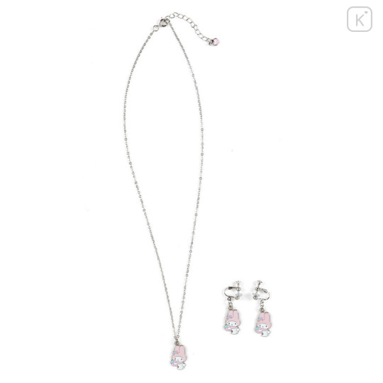 Japan Sanrio Necklace & Earrings Set - My Melody - 2