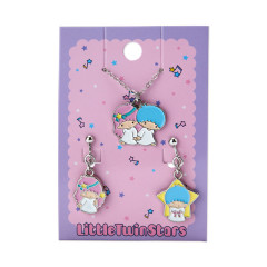 Japan Sanrio Necklace & Earrings Set - Little Twin Stars