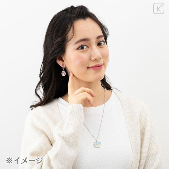 Japan Sanrio Necklace & Earrings Set - Little Twin Stars - 4