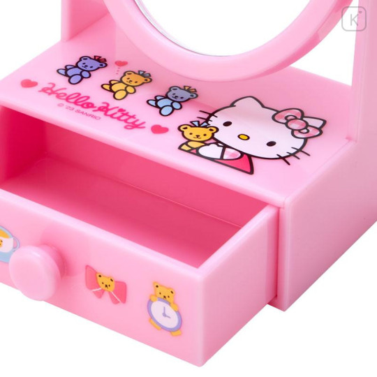Japan Sanrio Original Mini Stand Mirror - Hello Kitty - 4