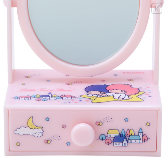 Japan Sanrio Original Mini Stand Mirror - Little Twin Stars - 3