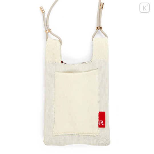 Japan Sanrio Rootote Knit Shoulder Bag - Hello Kitty - 3